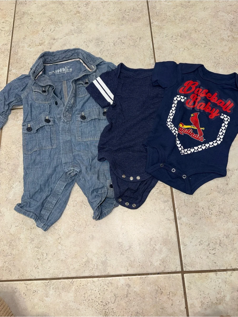 GAP Baby Chambray Button-Front Shirt - Blue